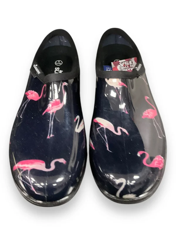 Flats for minimalists-Shoes Flats By Clothes Mentor In Black & Pink, Size: 9