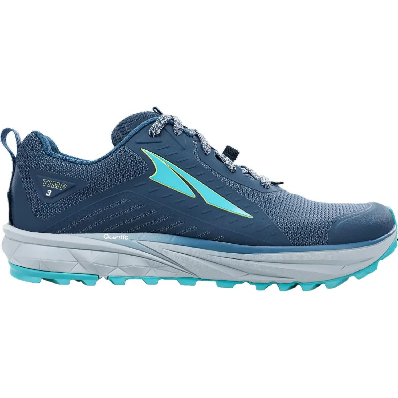 running shoes with low carbon-Women's Timp 3 Trail Running Shoes - Medium Width In Dark Blue