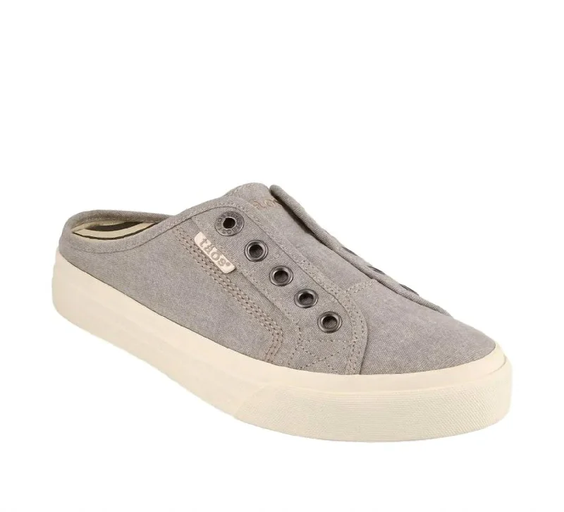 running shoes with high energy-Women's Ez Soul Canvas Mule - Medium Width In Grey Wash