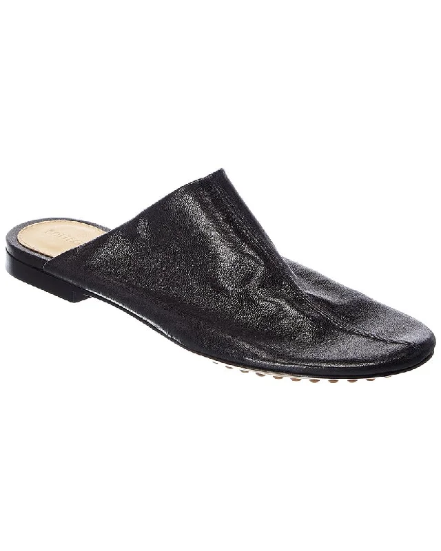 running shoes for fitness goals-Bottega Veneta Dot Leather Slipper