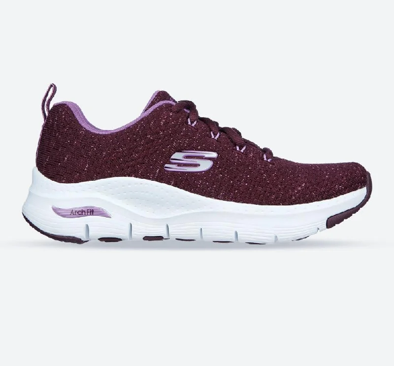 Women's Wide Fit Skechers 149713  Arch Fit Glee For All Sneakers