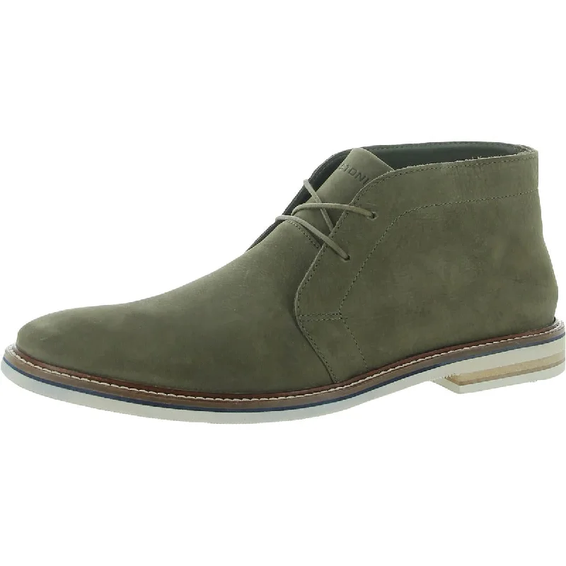 sandals for dry days-What are plush boots-Bostonian Mens Dezmin Mid Nubuck Lace Up Chukka Boots