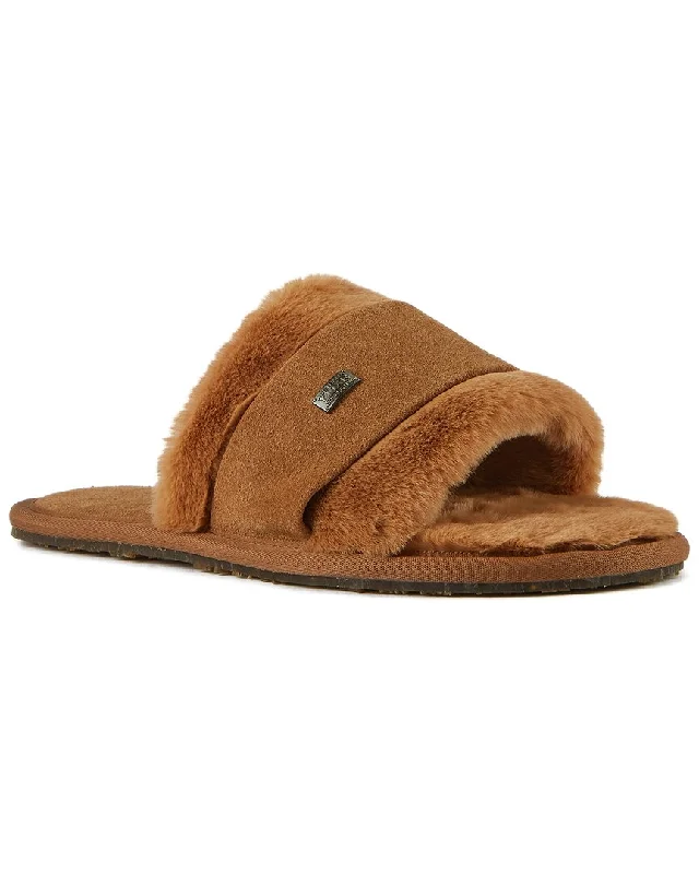 running shoes for group jogs-Australia Luxe Collective Muchas Suede Slipper