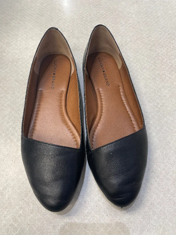 Flats with nearby spaces-Shoes Flats By Lucky Brand In Black, Size: 9