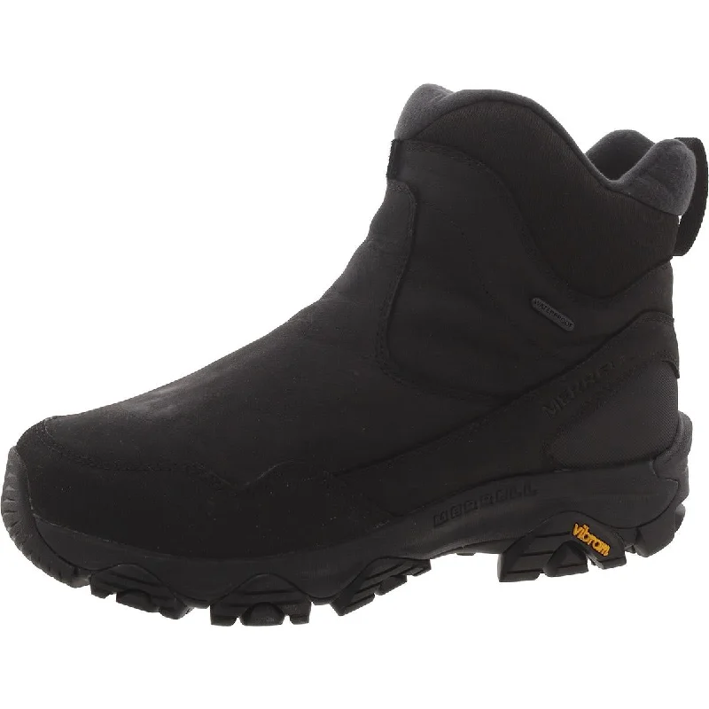 sandals with low maintenance-Can boots be worn year-round-Merrell Mens Leather Waterproof Work & Safety Boots