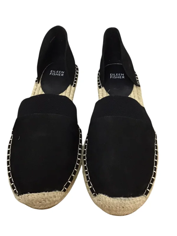 Flats for expats-Shoes Flats By Eileen Fisher In Black, Size: 11