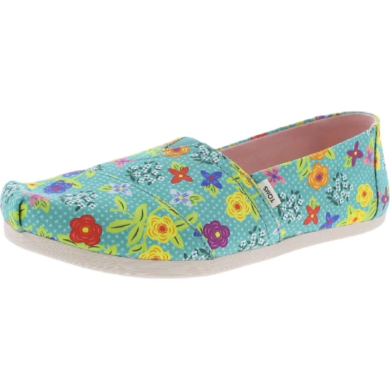 Flats with large closets-Toms Womens Alpargata Canvas Slip-On Flats