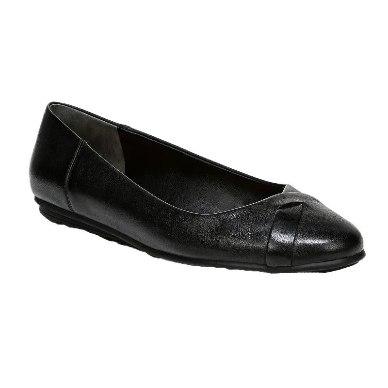 Flats with stylish interiors-Zodiac Womens Sadie Leather Cushioned Footbed Slip On Shoes