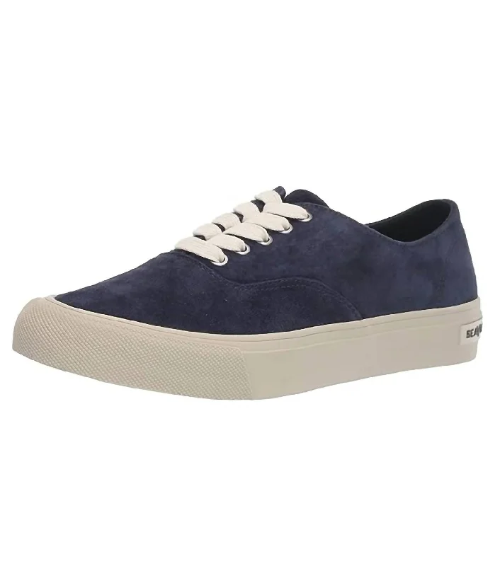 Men's Legend Sneaker X In Night Blue Suede