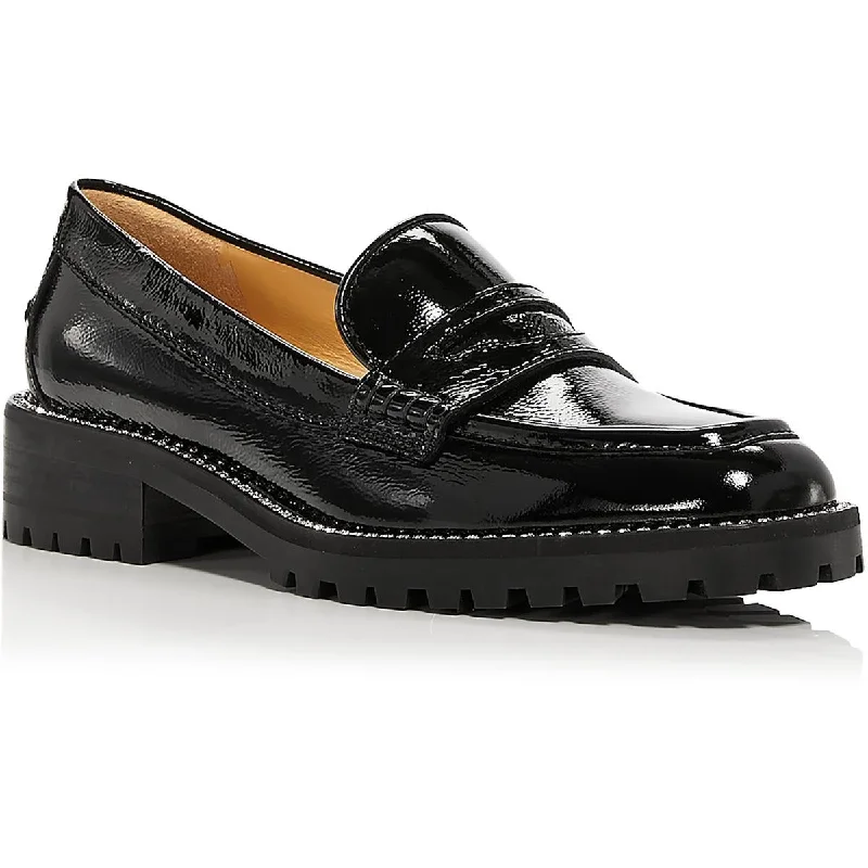 Loafers for fall strolls-Jimmy Choo Womens Deanna 30 Leather Slip On Loafers