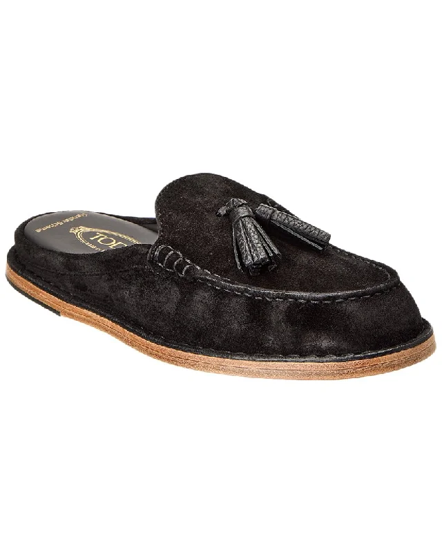 running shoes for knee pain-TOD’s Suede Mule