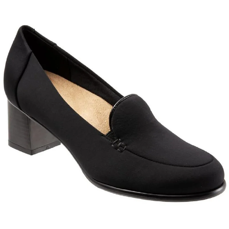 Loafers with reliable style-Trotters Womens Quincy Leather Round Toe Loafers