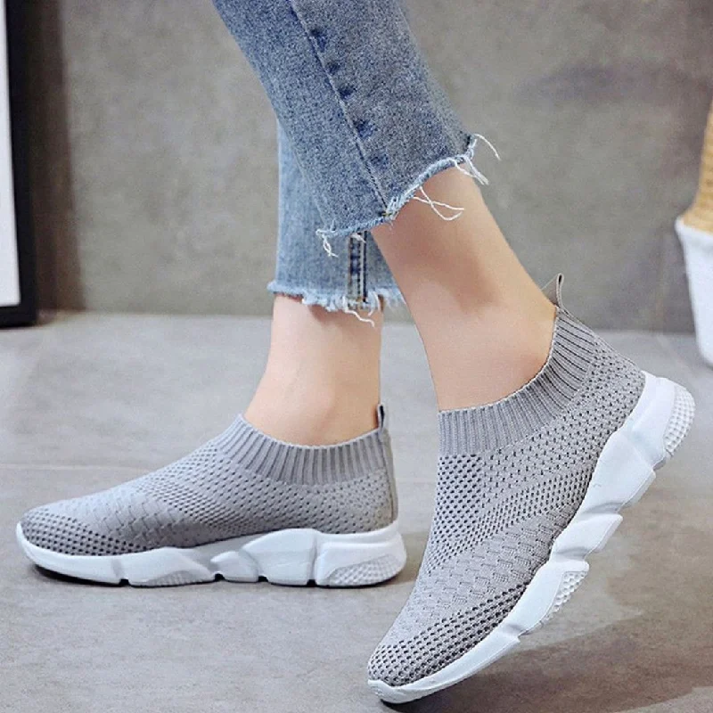 OCW Women Modern Slip On Sneakers Comfortable Sporty Shoes