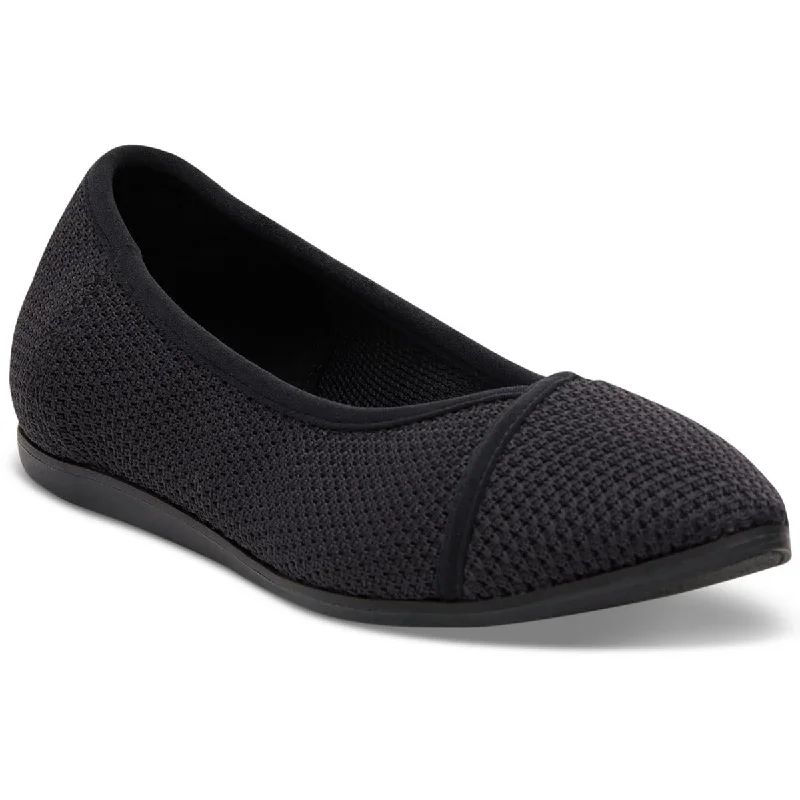 Flats near business district-Toms Womens Katie  Knit Pointed Toe Ballet Flats