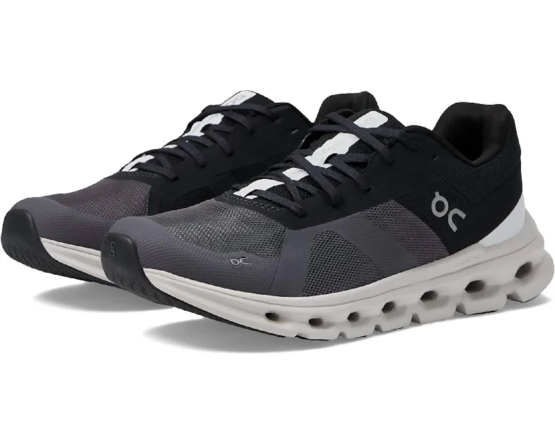 running shoes for weekly sprints-Men's Cloudrunner 1 Running Shoes ( D Width ) In Eclipse/frost