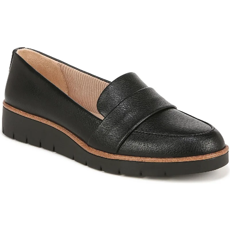 Loafers for outdoor style-LifeStride Womens Ollie Faux Leather Slip On Loafers