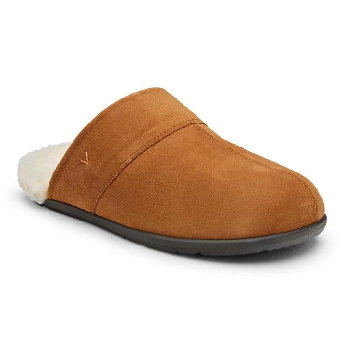 running shoes for sandy terrain-Mens Vionic Alfons Mule Slipper Toffee