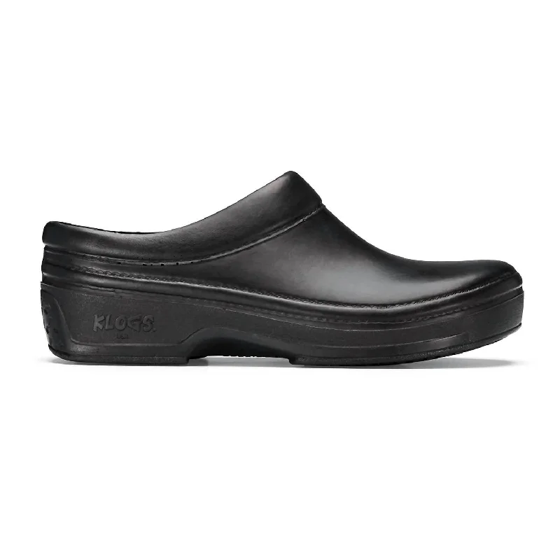 running shoes for quick jogs-Women's Springfield Clog - Wide Width In Black