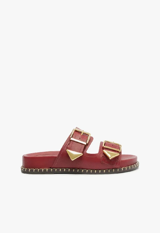 Flats with great appeal-Naomi Sporty Leather Sandal