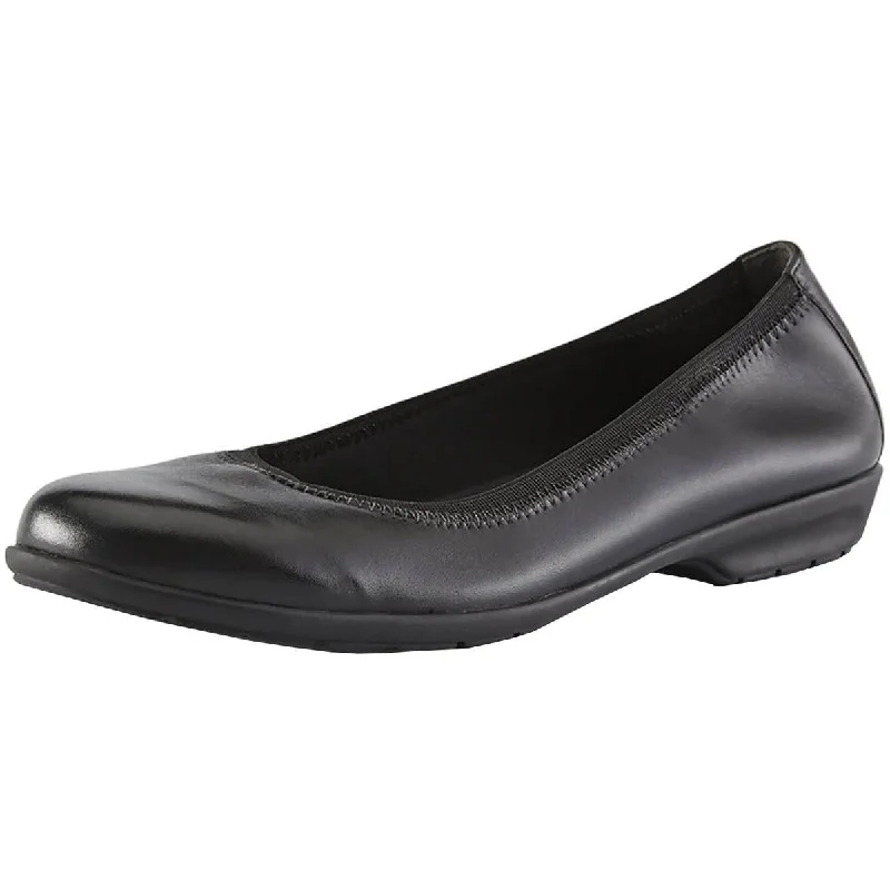 Flats near cultural sites-Walking Cradles Womens Foley Leather Slip On Ballet Flats