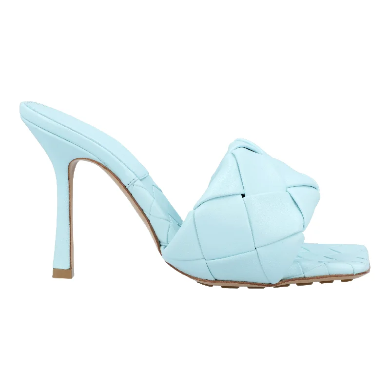 running shoes with lightweight foam-Bottega Veneta Lido Mule blue