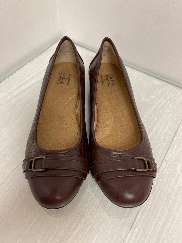 Flats in affordable vicinity-Shoes Flats By Croft And Barrow In Brown, Size: 8.5