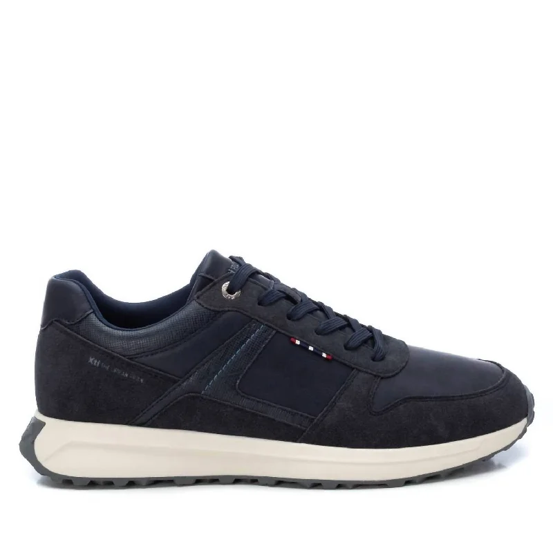 Men's Casual Sneakers In Navy