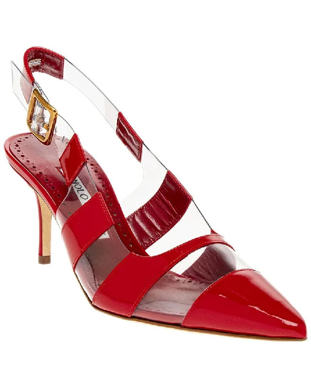 Manolo Blahnik Uxra Patent Pump