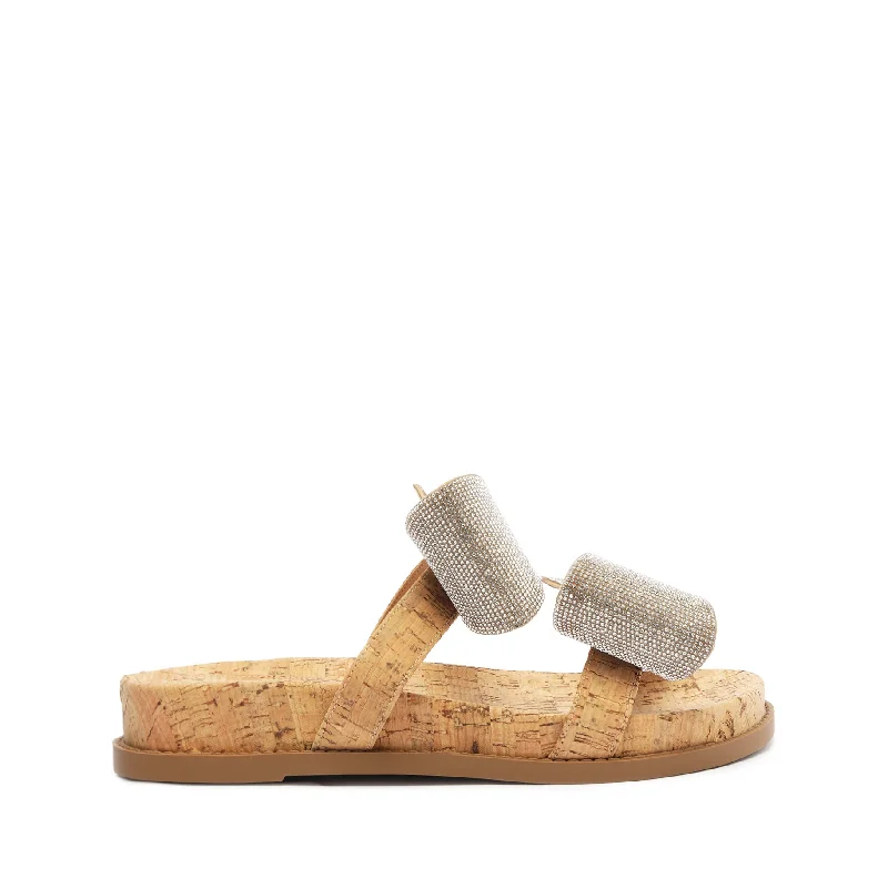 Flats with ample charm-Lienne Sporty Cork Sandal