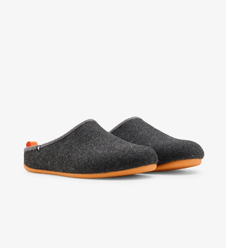 running shoes with discounted price-Borj eco felt mule slippers, contrast rubber soles