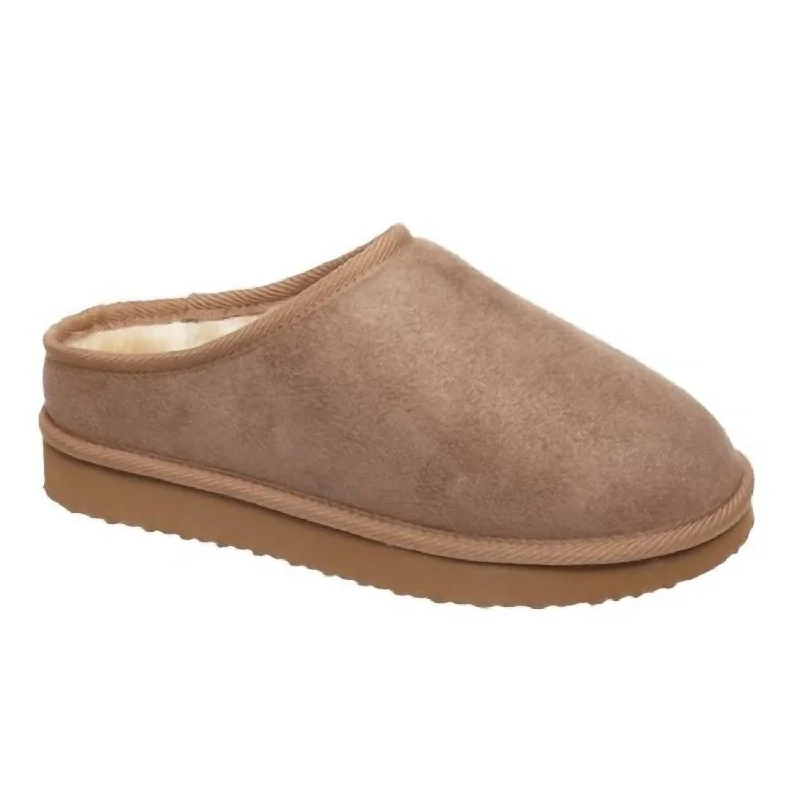 running shoes for hill sprints-Women's Winter Dreamin' Mule In Taupe