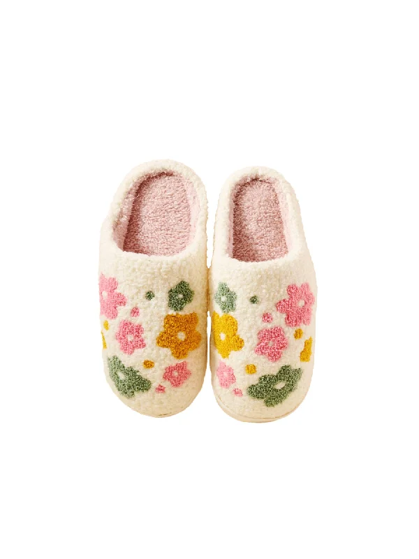 running shoes for freezing cold-Multi Floral Slippers