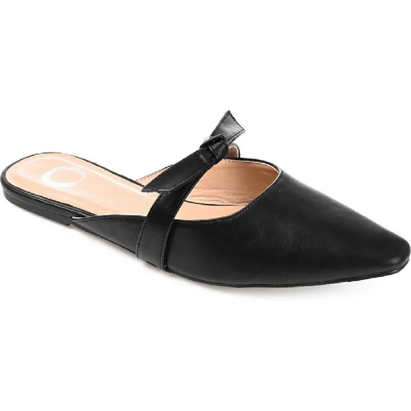 Loafers with sunny fashion-Journee Collection Womens Missie Faux Leather Pointed Toe Loafers