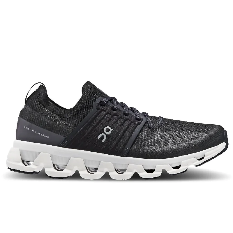 running shoes for wide feet-Men's - Cloudswift 3 Running Shoes In All Black