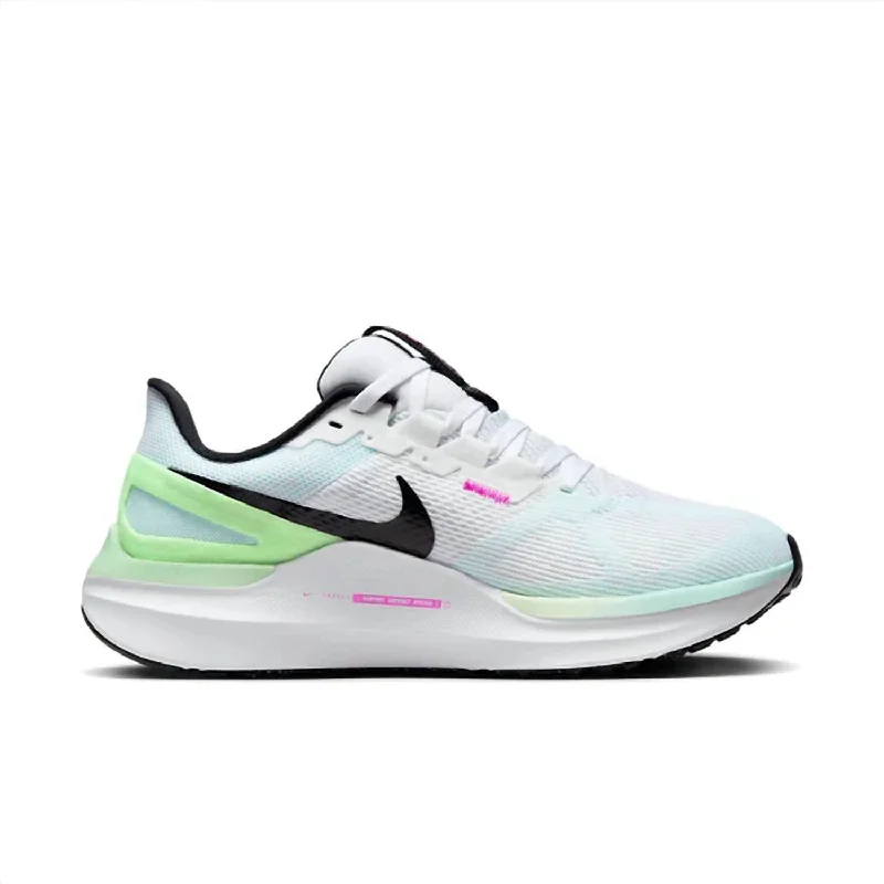 running shoes with solid tones-Women's Air Zoom Structure 25 Running Shoe In 105