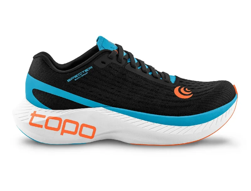 running shoes with tight grip-Men's Specter Running Shoes In Black/blue