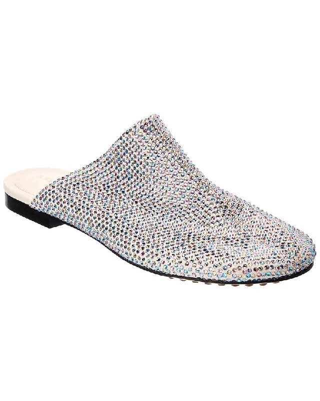 running shoes for cardio health-Bottega Veneta Sparkle Dot Sock Suede Slipper