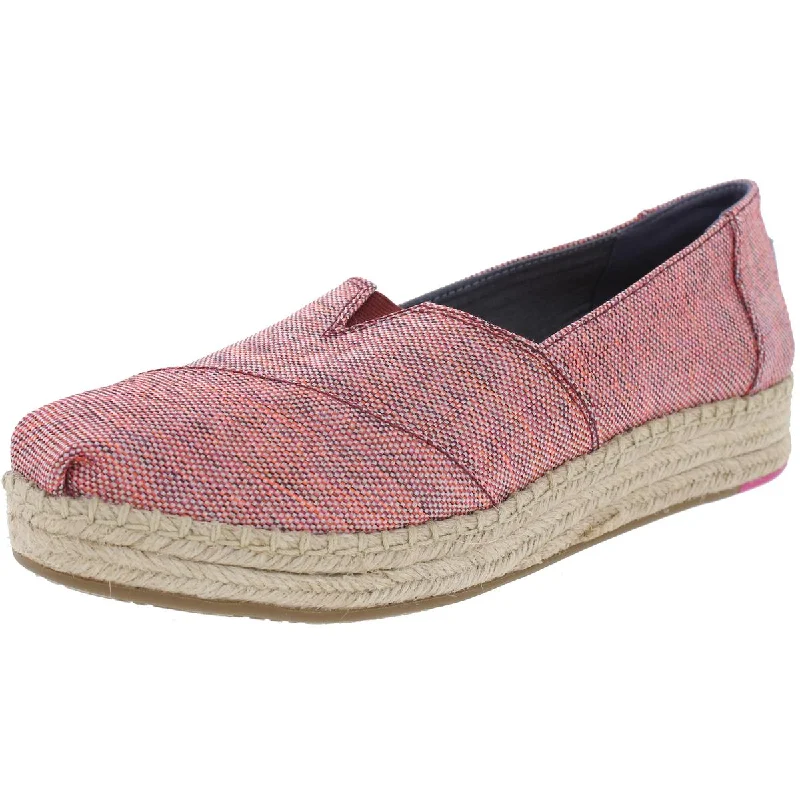 Flats near public libraries-Toms Womens Alpargata Platform Melange Flats