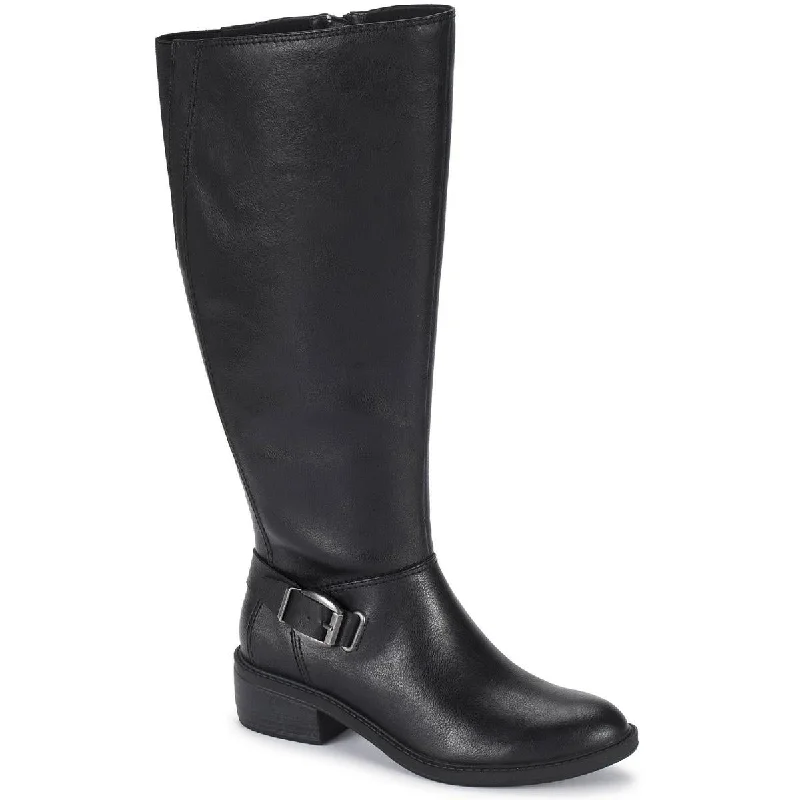 sandals for dirt paths-What are elegant boots-Baretraps Womens Sasson Faux Leather Tall Knee-High Boots