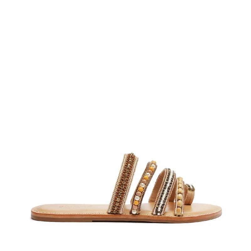 Flats with pet-friendly space-Jade Flat Sandal