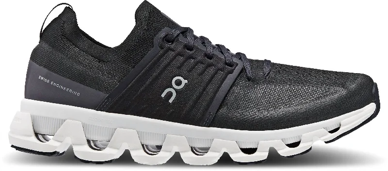 running shoes for sprint races-On Cloudswift 3 Men's Running Shoe In Black