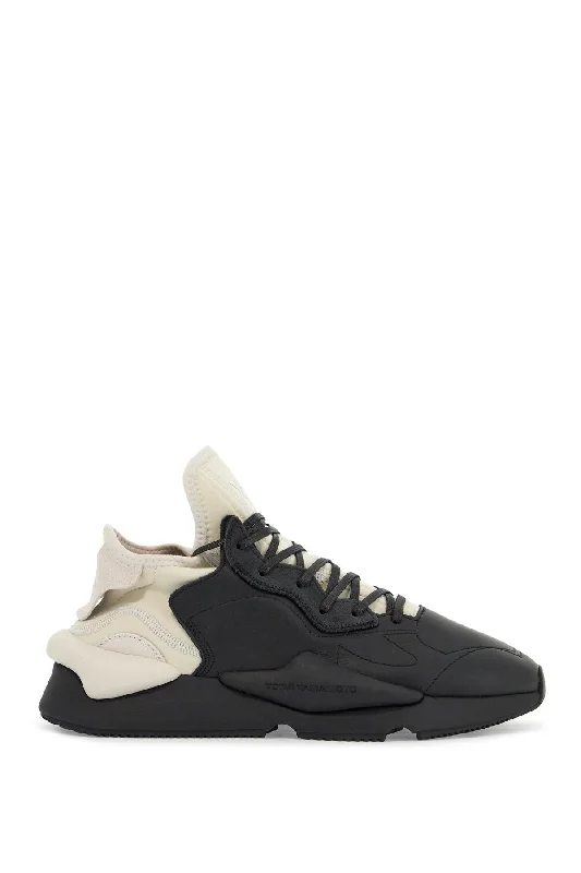 Y-3 Men's  Fabric And Leather Kaiwa Sneakers For Men