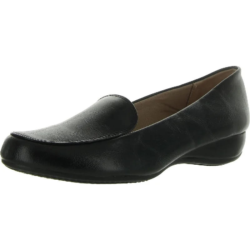 Loafers for fall style-LifeStride Womens DARIO Faux Leather Slip On Loafers