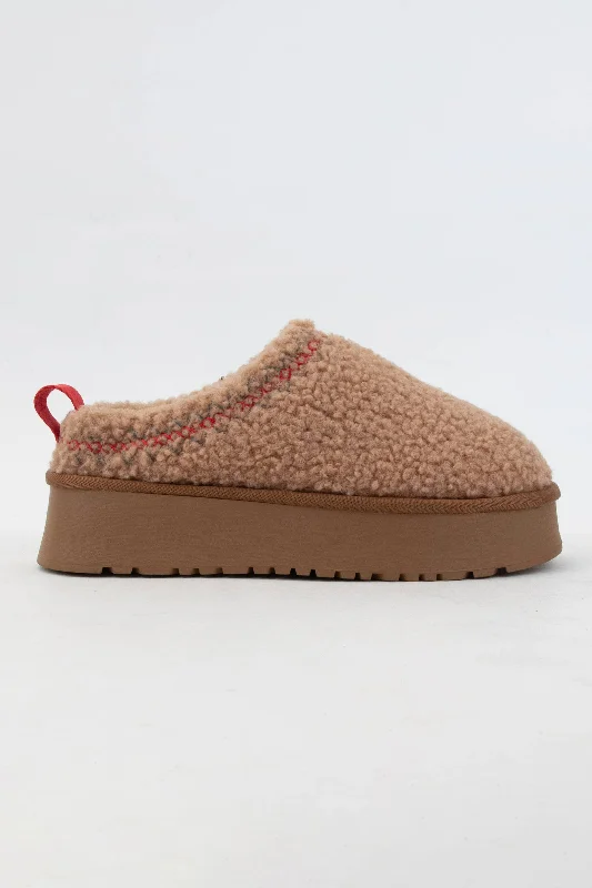 nike air zoom running shoes-Platform Sherpa Slipper