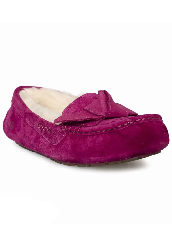 running shoes with moisture wicking-Women's Textured Mocassin Slippers,Pink