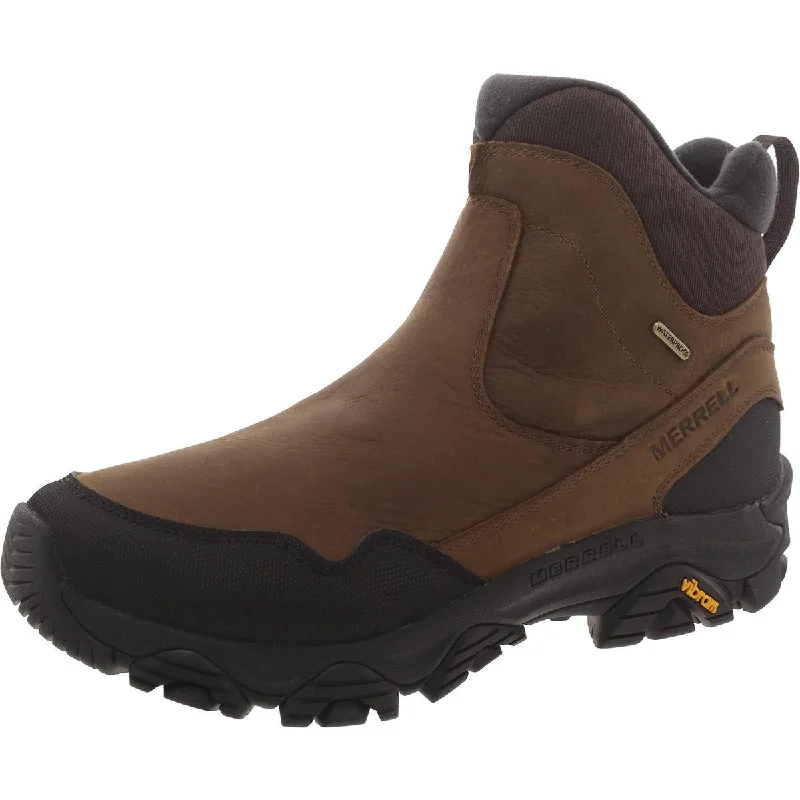 sandals with matte finish-Do boots suit ripped jeans-Merrell Mens Coldpack 3 Thermo Leather Outdoor Hiking Boots