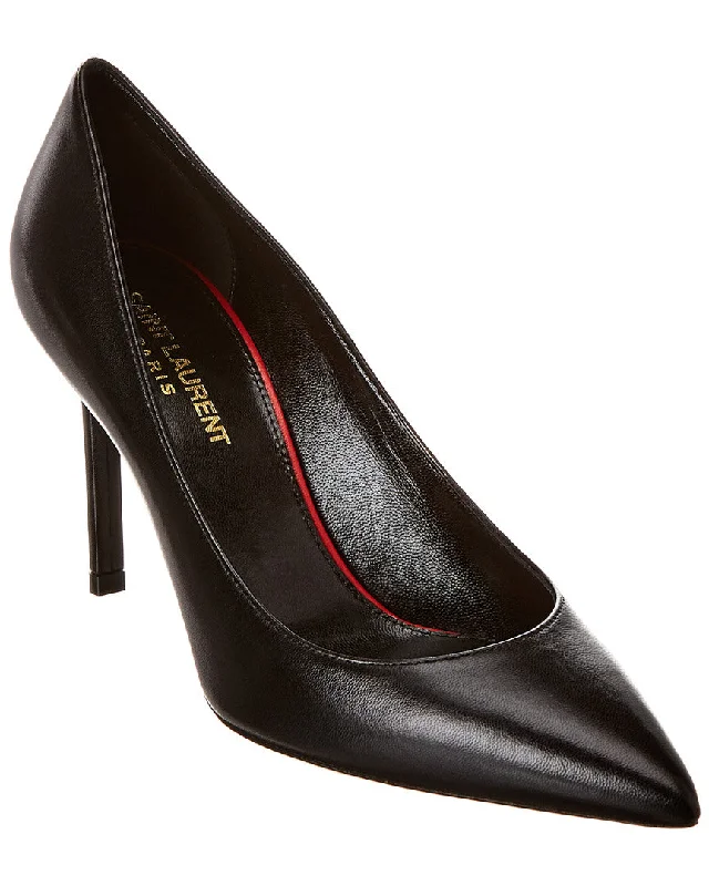 Saint Laurent Anja 90 Leather Pump