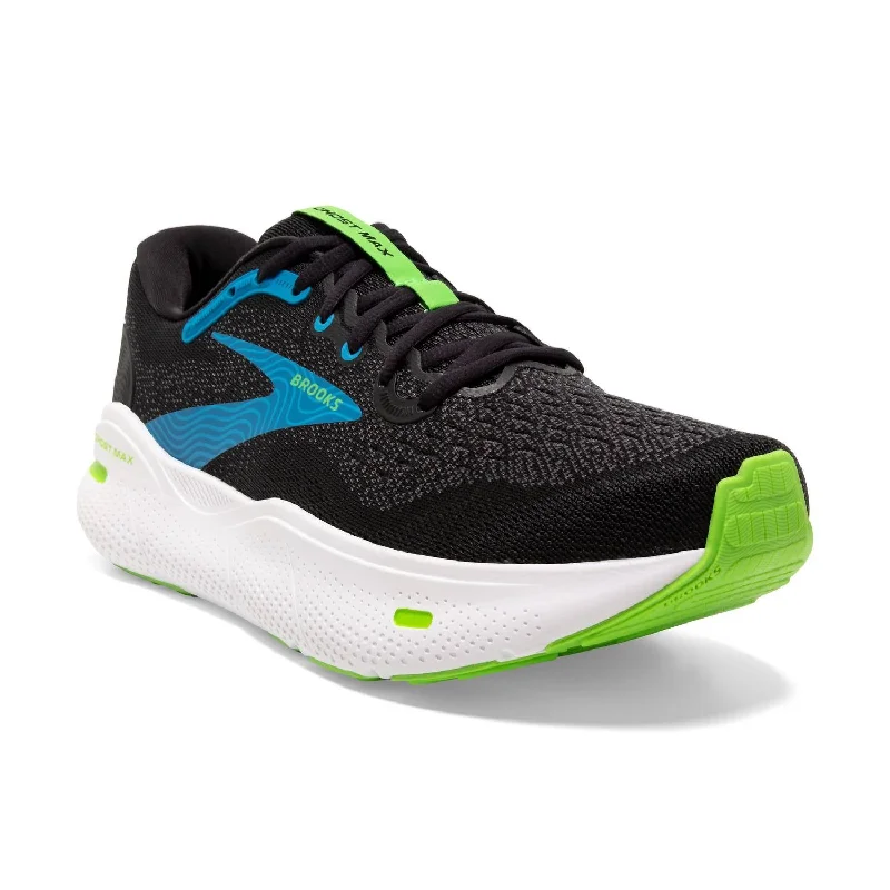 running shoes for speed racing-Men's Ghost Max Running Shoes In Black