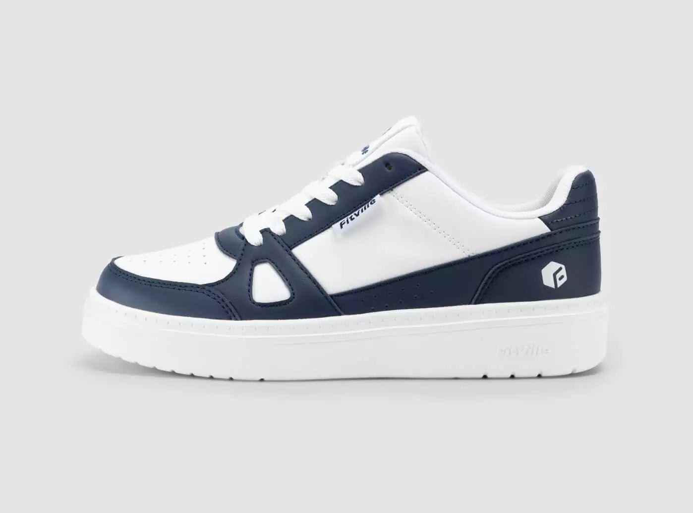 Navy Blue/ White