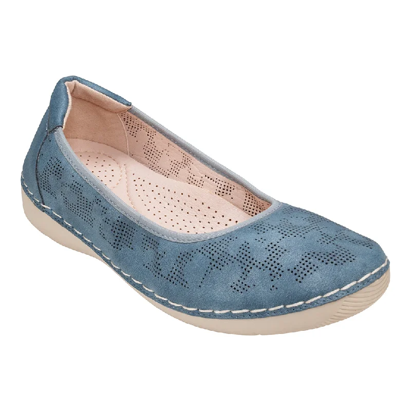 Flats near shopping charm-Kiana Navy Flat